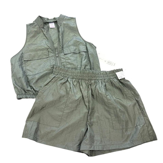 NOBO GREEN WINDBREAKER SHORTS SET 122 NWT MEDIUM