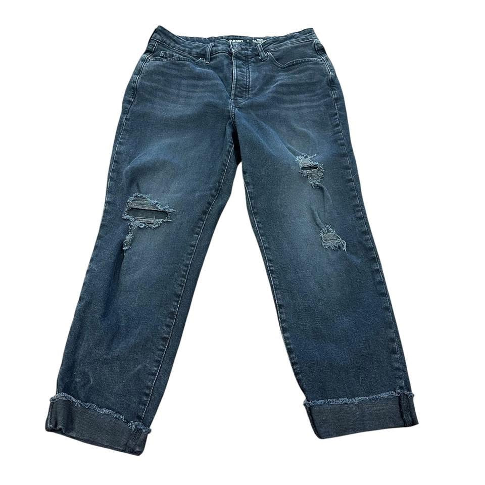 OLD NAVY OG STRAIGHT HIGH RISE DENIM JEANS 223  Sz 8