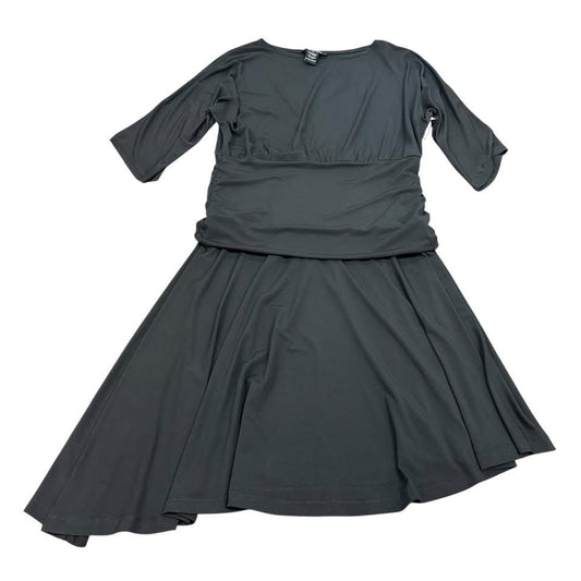 LENNIE FOR NINA LEONARD BLACK DRESS 200 MEDIUM