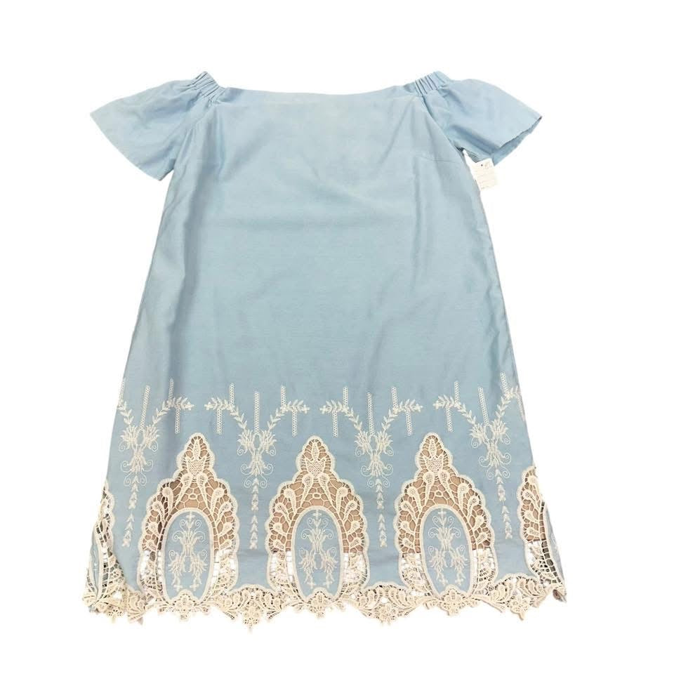 ENGLISH FACTORY CHAMBRAY DRESS 87 MEDIUM