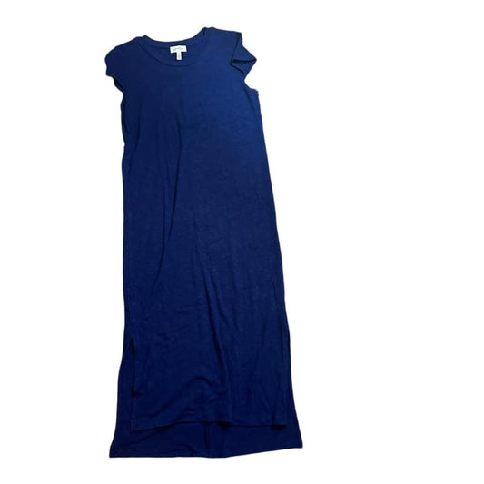 JESSICA SIMPSON NAVY MAXI DRESS - 64 SMALL