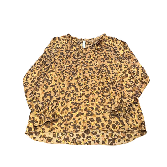 VANILLA BAY ANIMAL PRINT BLOUSE 149 LARGE