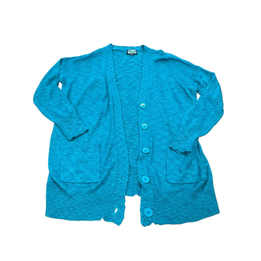 FRAMED BLUE KNIT CARDIGAN 62 L/XL