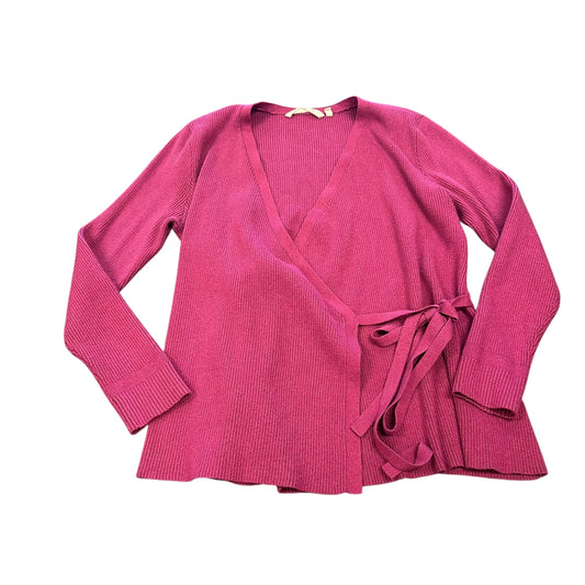 SOFT SURROUNDINGS BERRY METALLIC WRAP SWEATER 62 LARGE