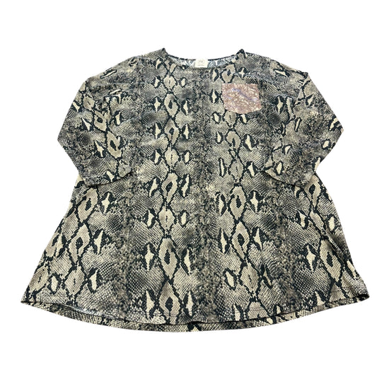 GRACE & EMMA SNAKESKIN TUNIC 132 LARGE