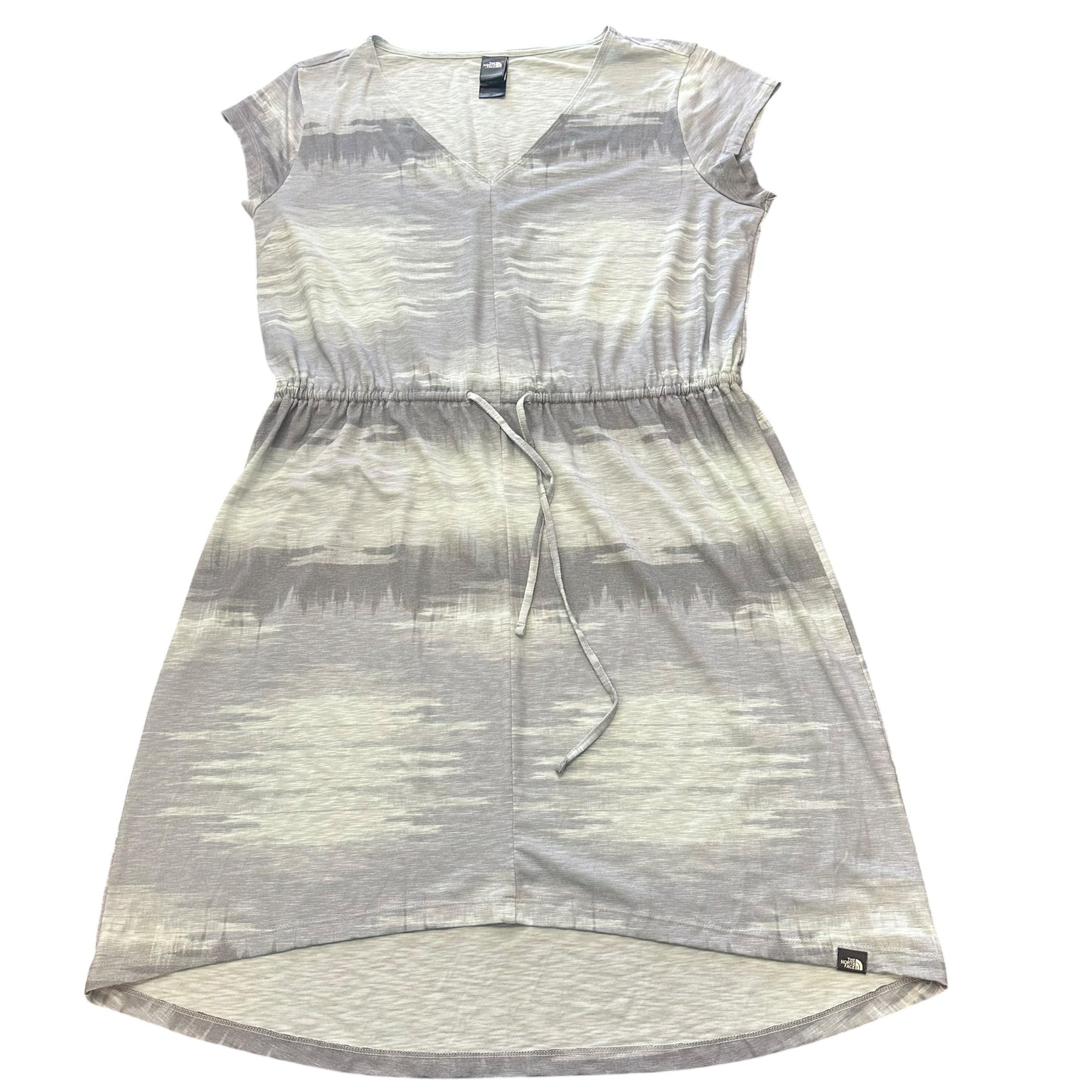 THE NORTHFACE GREEN GRAY DRAWSTRING DRESS 100 SIZE XL