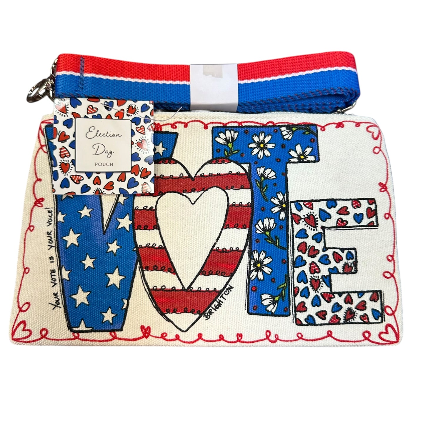 BRIGHTON LIMITED EDITION 2024 VOTE CROSSBODY 39 NWT