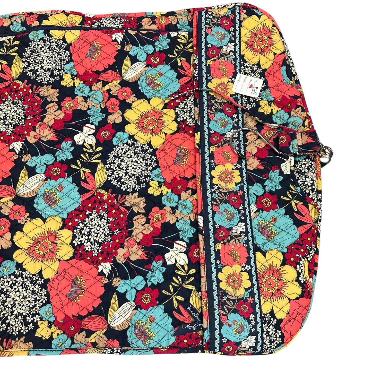 VERA BRADLEY QUILTED FLORAL GARMENT HANGING BAG 27