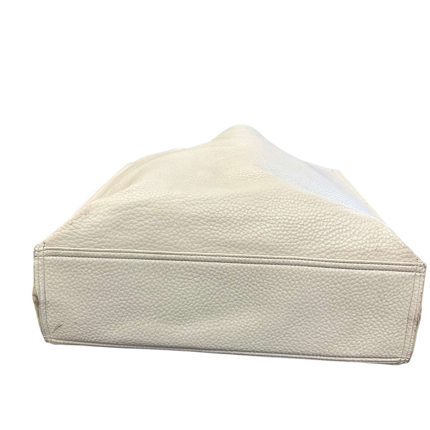 SHIRALEAH BEIGE SNAKESKIN TOTE 27