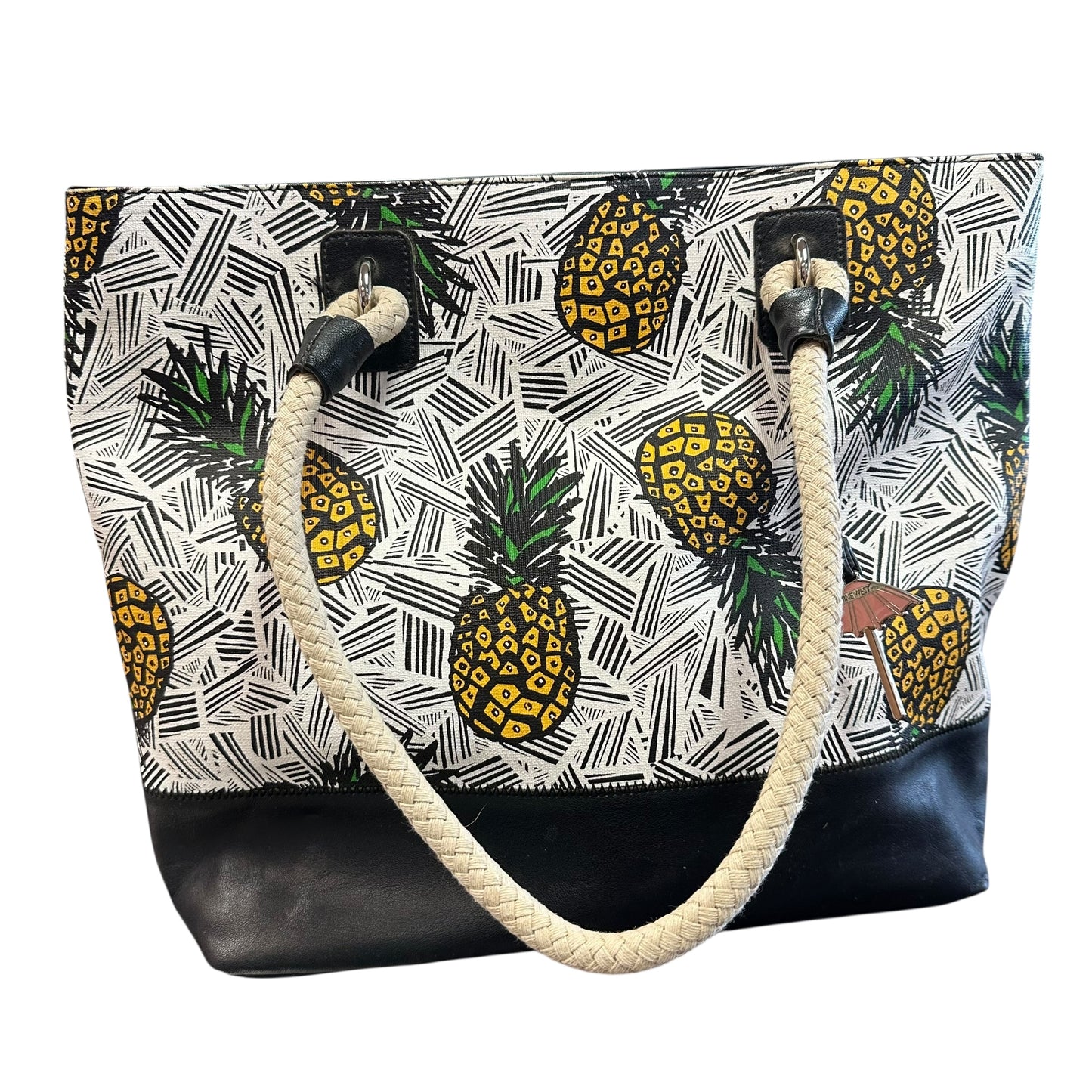 NINE WEST PINEAPPLE LARGE TOTE 227