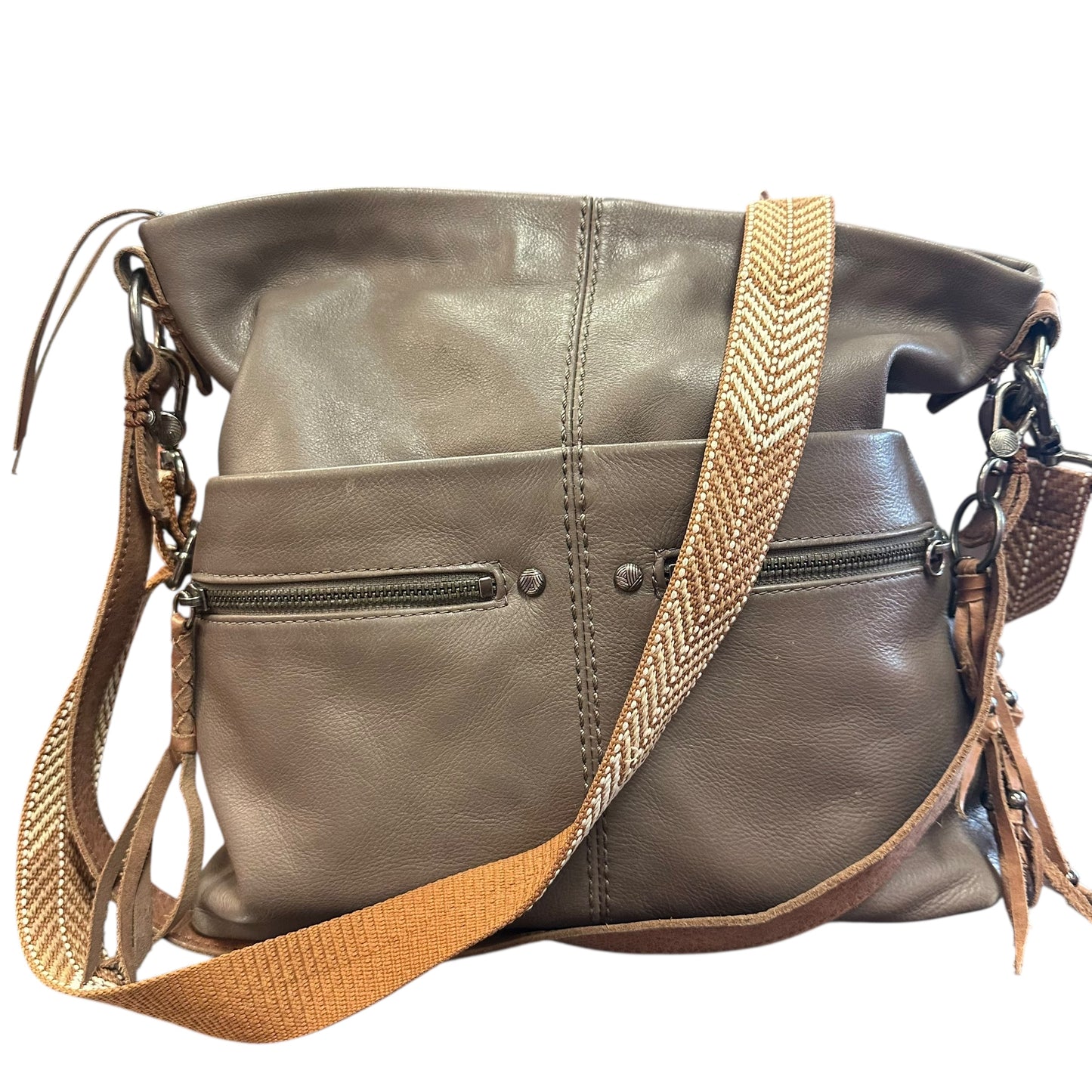 THE SAK ASHLAND BUCKET LEATHER BAG 56 * FLAWED