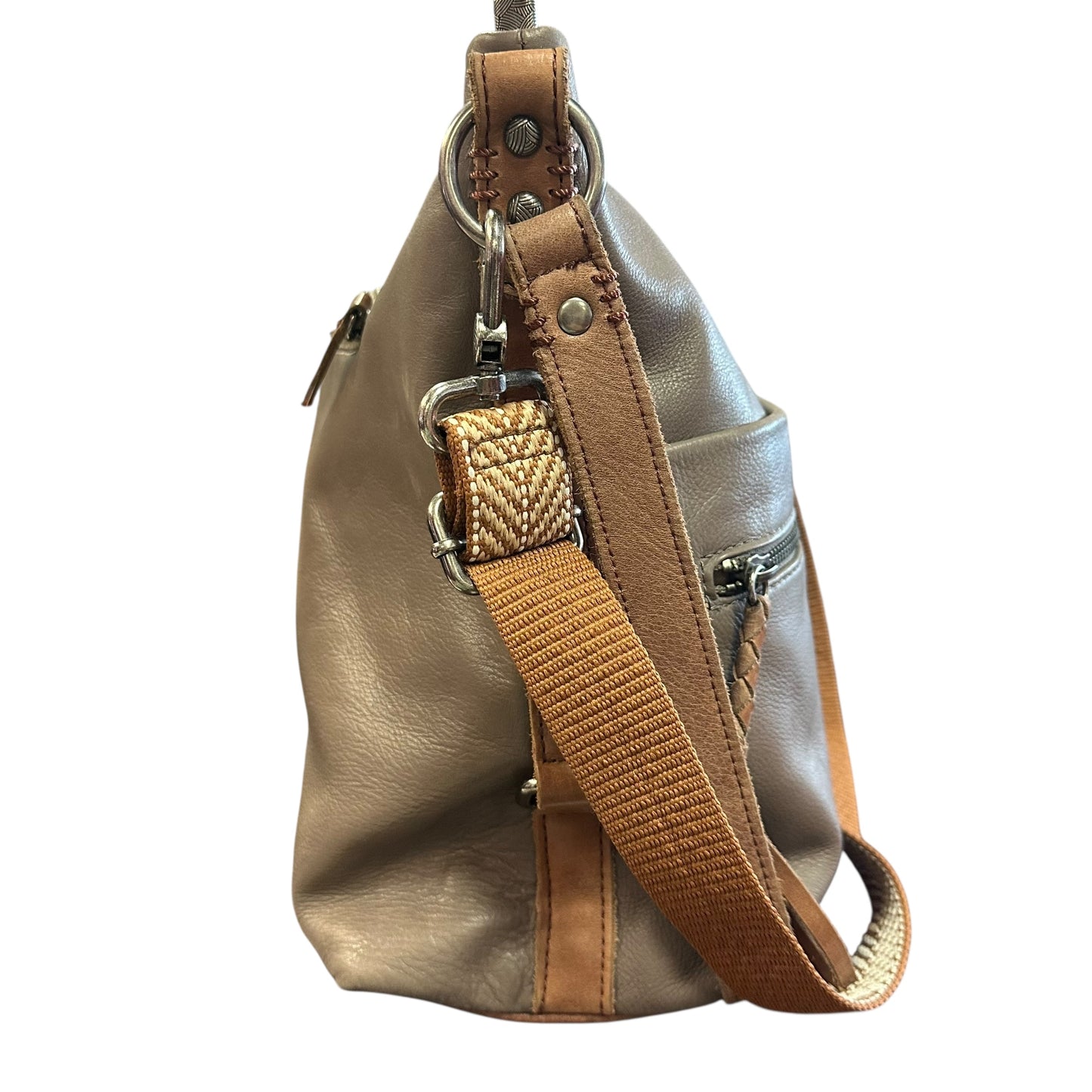 THE SAK ASHLAND BUCKET LEATHER BAG 56 * FLAWED