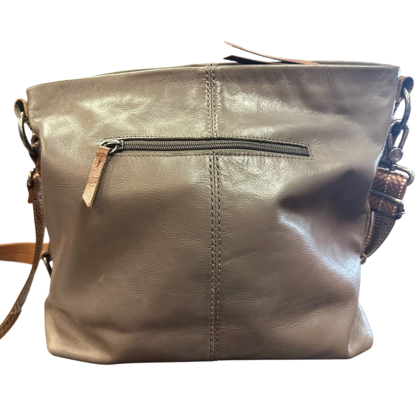 THE SAK ASHLAND BUCKET LEATHER BAG 56 * FLAWED