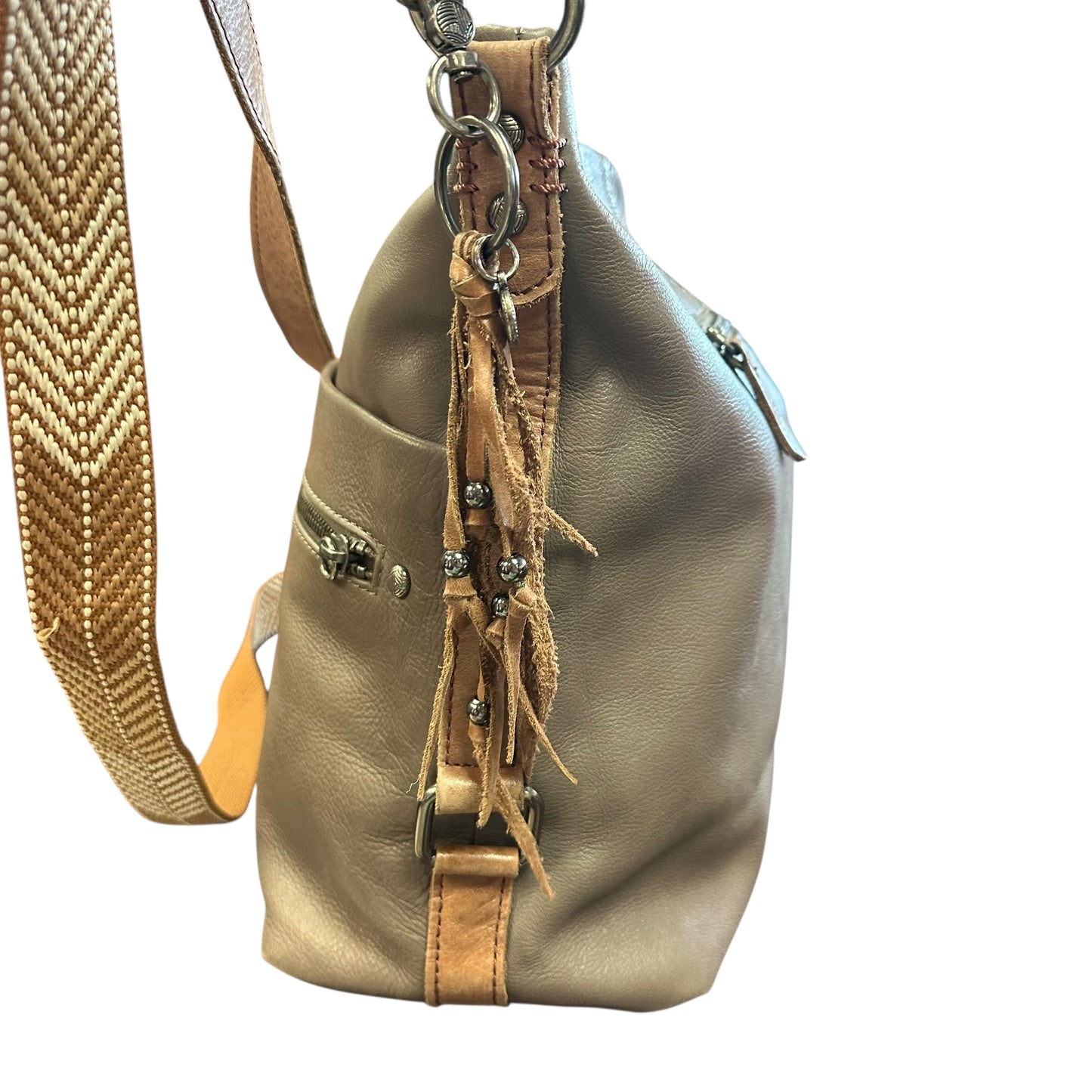 THE SAK ASHLAND BUCKET LEATHER BAG 56 * FLAWED