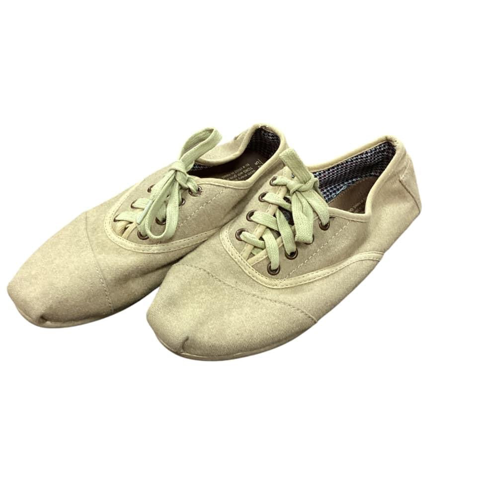 TOMS LIGHT GREEN SNEAKERS (#139) SIZE 7.5