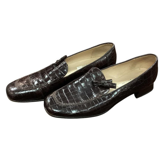 TALBOTS EMBOSSED LOAFERS (#200) SIZE 8