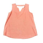 HARVE BENARD SLEEVELESS BLOUSE 100% LINEN 100 MEDIUM