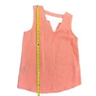 HARVE BENARD SLEEVELESS BLOUSE 100% LINEN 100 MEDIUM
