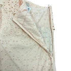 LOFT DRESS ONE SHOULDER EYELET LIGHT PINK RUFFLE NWT SZ 6 TALL